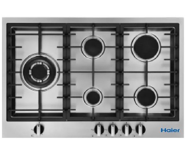 PLAQUE CUISSON ENCASTRABLE 5 FEUX 90X60 A GAZ HAIER HOB 790 SS INOX