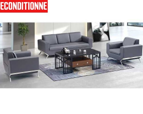 SALON DE BUREAU 5 PLCS PU KS-2004 YELLOW 270-09 1050-2050*850*83 RECO