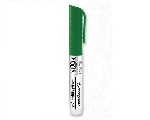 MARQUEUR EFFACABLE BISEAU VERT FABS RE F81144