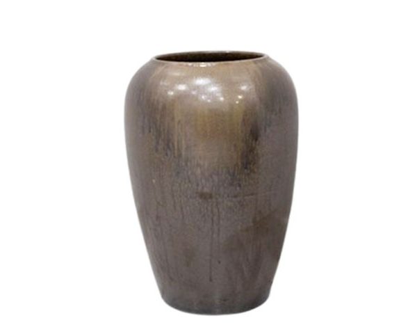 VASE DE DECORATION REF CB085 40X40X90 COULEUR CHOCOLAT MM