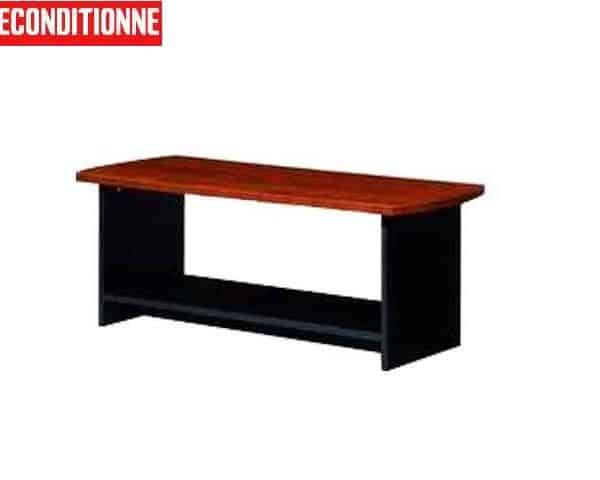 TABLE BASSE DE BUREAU BT02-1 DIM 1200*500*455 ROUGE POMME&NOIR RECOND