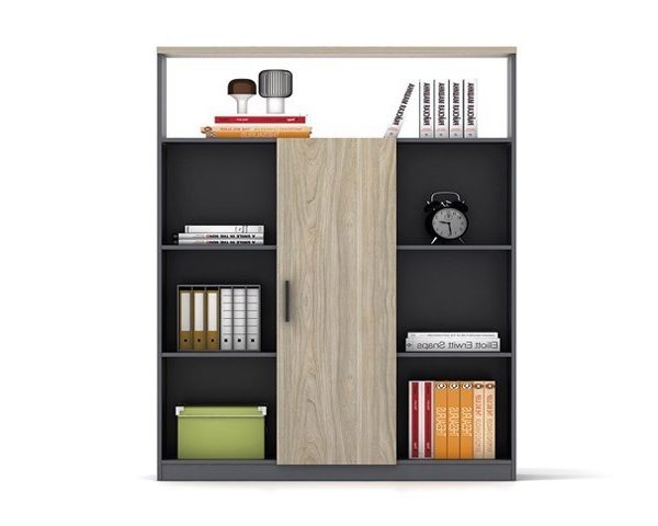 MEUBLE DE RGMT MOYEN MJB04-1216-1600 1600*400*1600 MJ ELM+ GREY