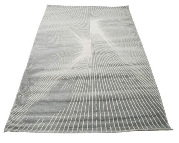 MOQUETTE REF S8852 160X230 COULEUR GRIS/BEIGE