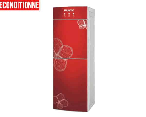 FONTAINE A EAU FINIX AVC FRIGO HD-1435D ROUGE/GRIS 330*330*990MM REC1