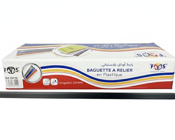 BAGUETTE A RELIURE 10MM BOITE DE 50 55110
