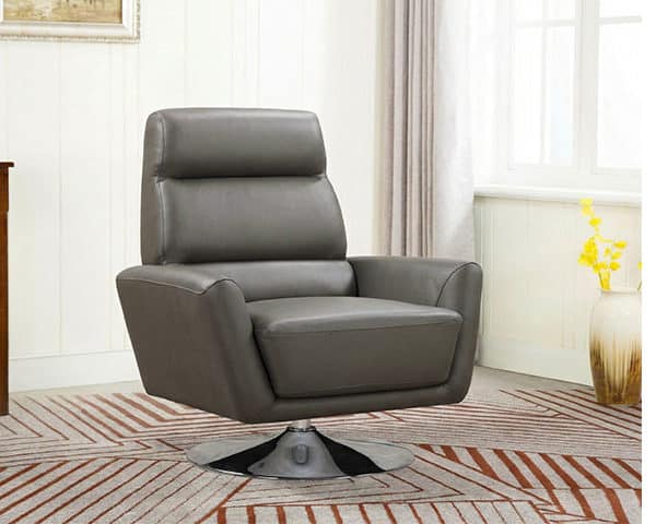 CHAUFFEUSE EN CUIR SX-1120 COULEUR #538 GREY