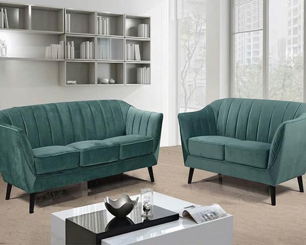 SALON TISSU 6 PLACES V-002 BEFAST 76 VERT