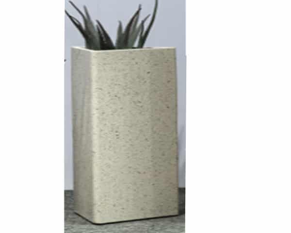 VASE DE DECORATION FLEURS REF 21-1097B BEIGE 34X30X90