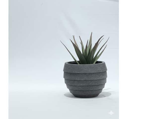 VASE DE DECORATION REF 21-1169C GRIS 50*50*50
