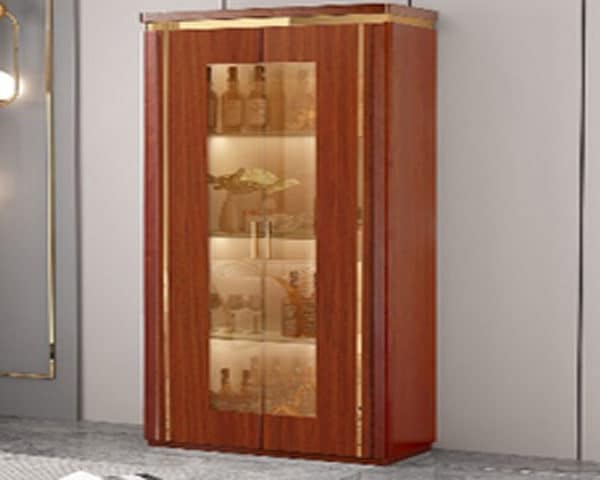 VAISSELIER REF 90555 MARRON/GOLD 900X400X1900