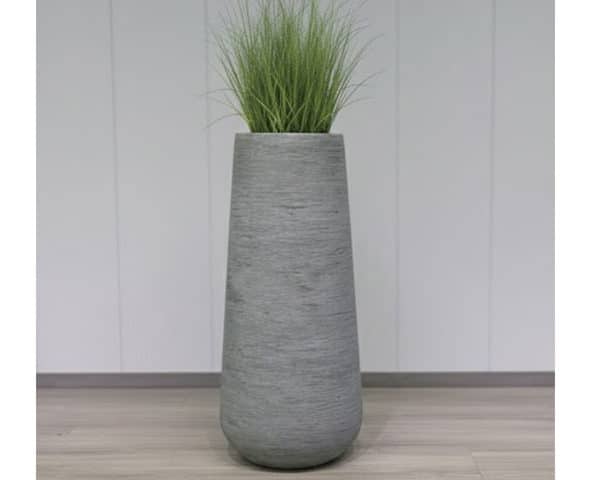 VASE DE DECORATION REF XK-8230A GRIS/BEIGE 50X50X120