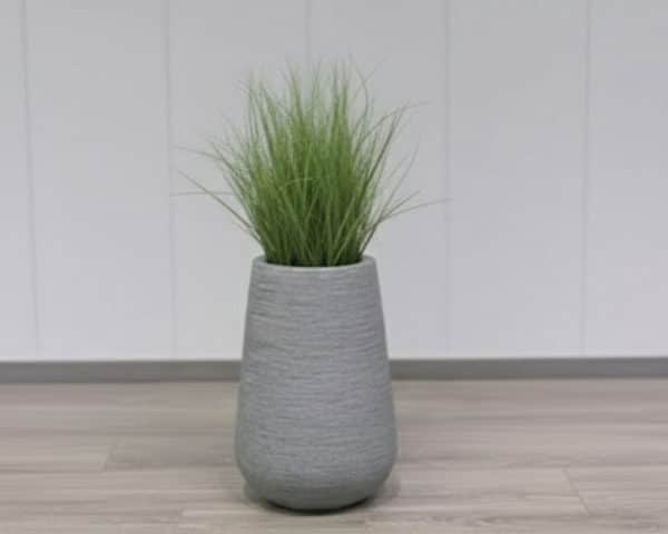 VASE DE DECORATION REF XK-8230C GRIS/BEIGE 42X42X70