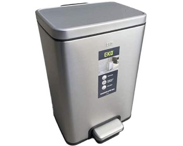 POUBELLE EN INOX A PEDALE 12 Litres 9361E 58*58*42