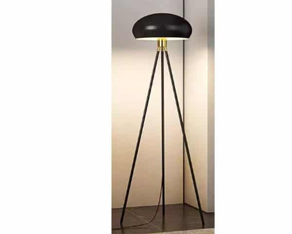 LAMPE ABAJOUR DE DECORATION NOIR/DORE REF 5193B 52X45X22