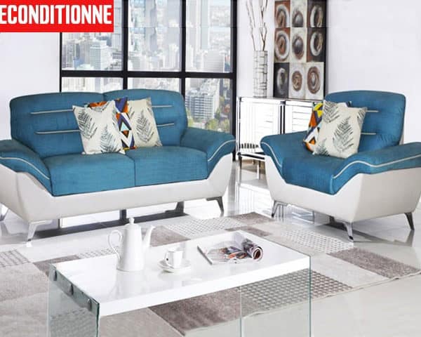 SALON TISSU 6 PLACES SANTA FE ML161111-16 VERT LAGON RECOND 1