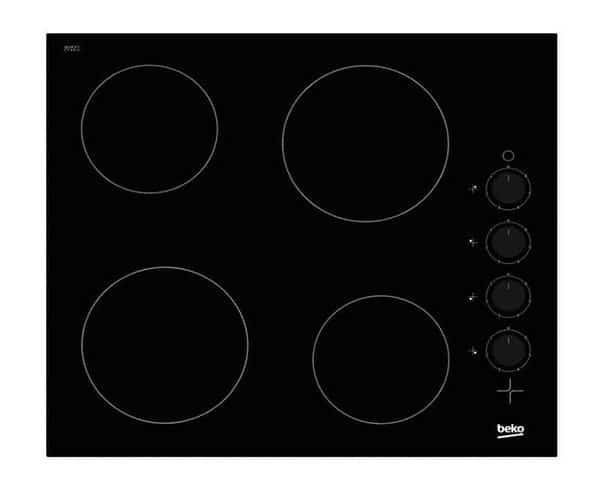 PLAQUE CUISSON ENCASTR VITRO CERAMIC 4 FEUX 60X60 BEKO HIC64100