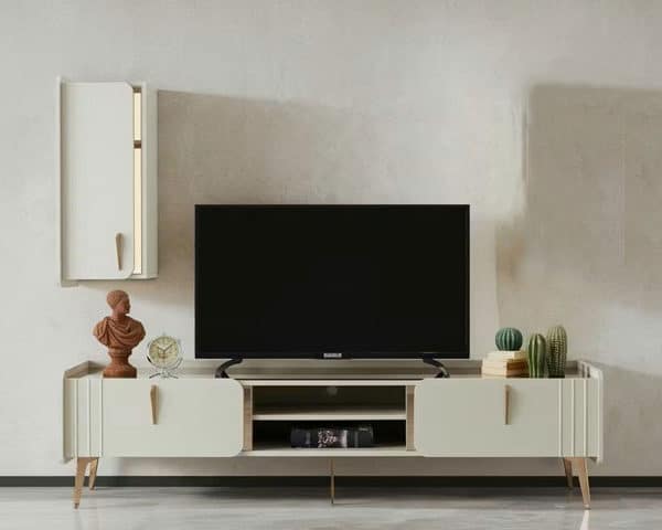 MEUBLE TV LIGERO 2040X520X85 MM COULEUR BEIGE