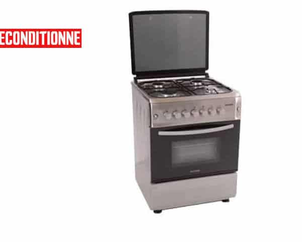 CUISINIERE 4 FEUX FERRE 60X60 F6S40G2 INOX RECOND 2